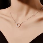 Janette Round Diamond Necklace - Image 3
