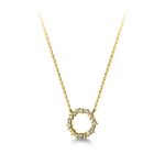Janette Round Diamond Necklace - Image 4