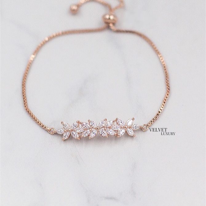 Evelyn Vintage Diamond Bracelet