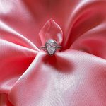 Ava Pear Diamond Moissanite Bridal Ring Set - Image 9
