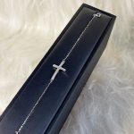 Emma Diamond Cross Bracelet - Image 4
