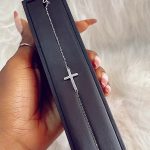 Emma Diamond Cross Bracelet - Image 2