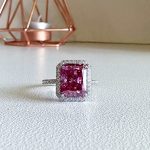 Roseanne Moissanite-Diamond Engagement Ring