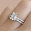 Georgette Moissanite - Diamond Bridal Ring Set