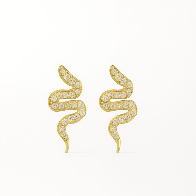 Siren Serpentine Earrings - Image 2